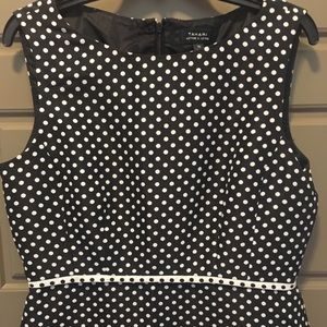 Tahari polka dot dress